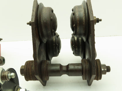 Saginaw 7927 Trolly 1/2 Ton 1000 LBS 3-6" I-Beam Hoist Crane Lot of 3