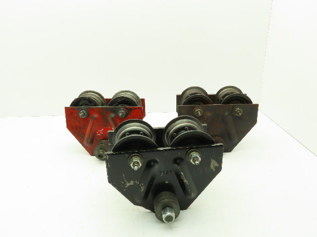 Saginaw 7927 Trolly 1/2 Ton 1000 LBS 3-6" I-Beam Hoist Crane Lot of 3