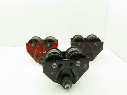 Saginaw 7927 Trolly 1/2 Ton 1000 LBS 3-6" I-Beam Hoist Crane Lot of 3