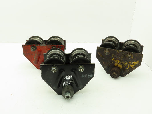 Saginaw 7927 Trolly 1/2 Ton 1000 LBS 3-6" I-Beam Hoist Crane Lot of 3