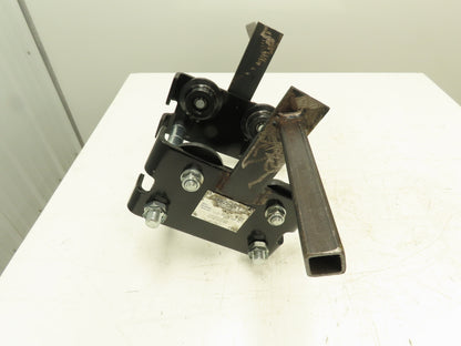 CM Model CBTP 1 Ton 2000 LBS Push Trolley 2.3-8.7" I-Beam 1" Square Tubing