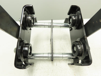 CM Model CBTP 1 Ton 2000 LBS Push Trolley 2.3-8.7" I-Beam 1" Square Tubing