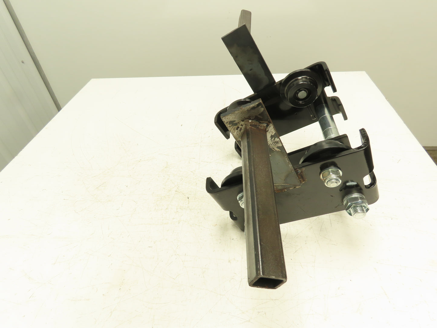 CM Model CBTP 1 Ton 2000 LBS Push Trolley 2.3-8.7" I-Beam 1" Square Tubing