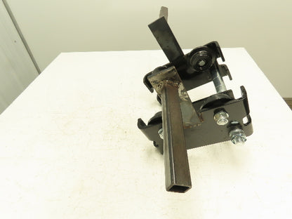 CM Model CBTP 1 Ton 2000 LBS Push Trolley 2.3-8.7" I-Beam 1" Square Tubing