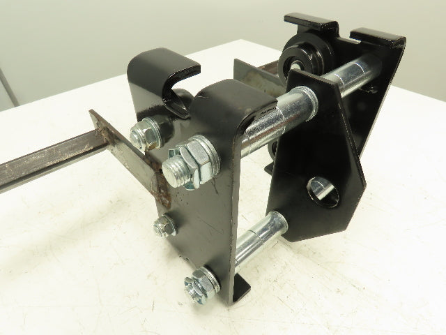 CM Model CBTP 1 Ton 2000 LBS Push Trolley 2.3-8.7" I-Beam 1" Square Tubing