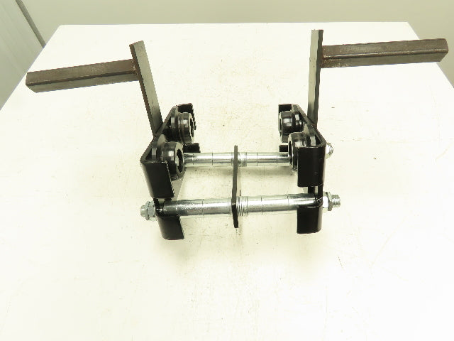 CM Model CBTP 1 Ton 2000 LBS Push Trolley 2.3-8.7" I-Beam 1" Square Tubing