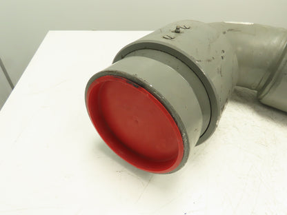 Dixon 660FXF 6x6" NPT Female Aluminum 90° Elbow Swivel Joint Fitting Style 60