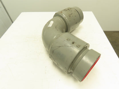 Dixon 660FXF 6x6" NPT Female Aluminum 90° Elbow Swivel Joint Fitting Style 60
