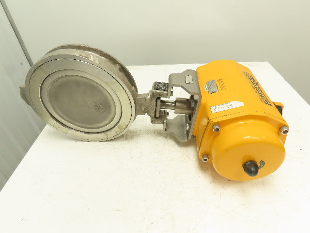 Cameron WKM DynaCentric Stainless 10" Butterfly Valve El-O-Matic ES0600 Actuator