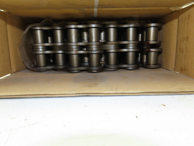 Tsubaki RS-120-2RP Double Roller Chain Riveted 1-1/2" Pitch Carbon Steel 10'