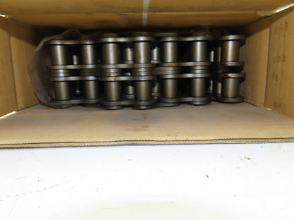 Tsubaki RS-120-2RP Double Roller Chain Riveted 1-1/2" Pitch Carbon Steel 10'