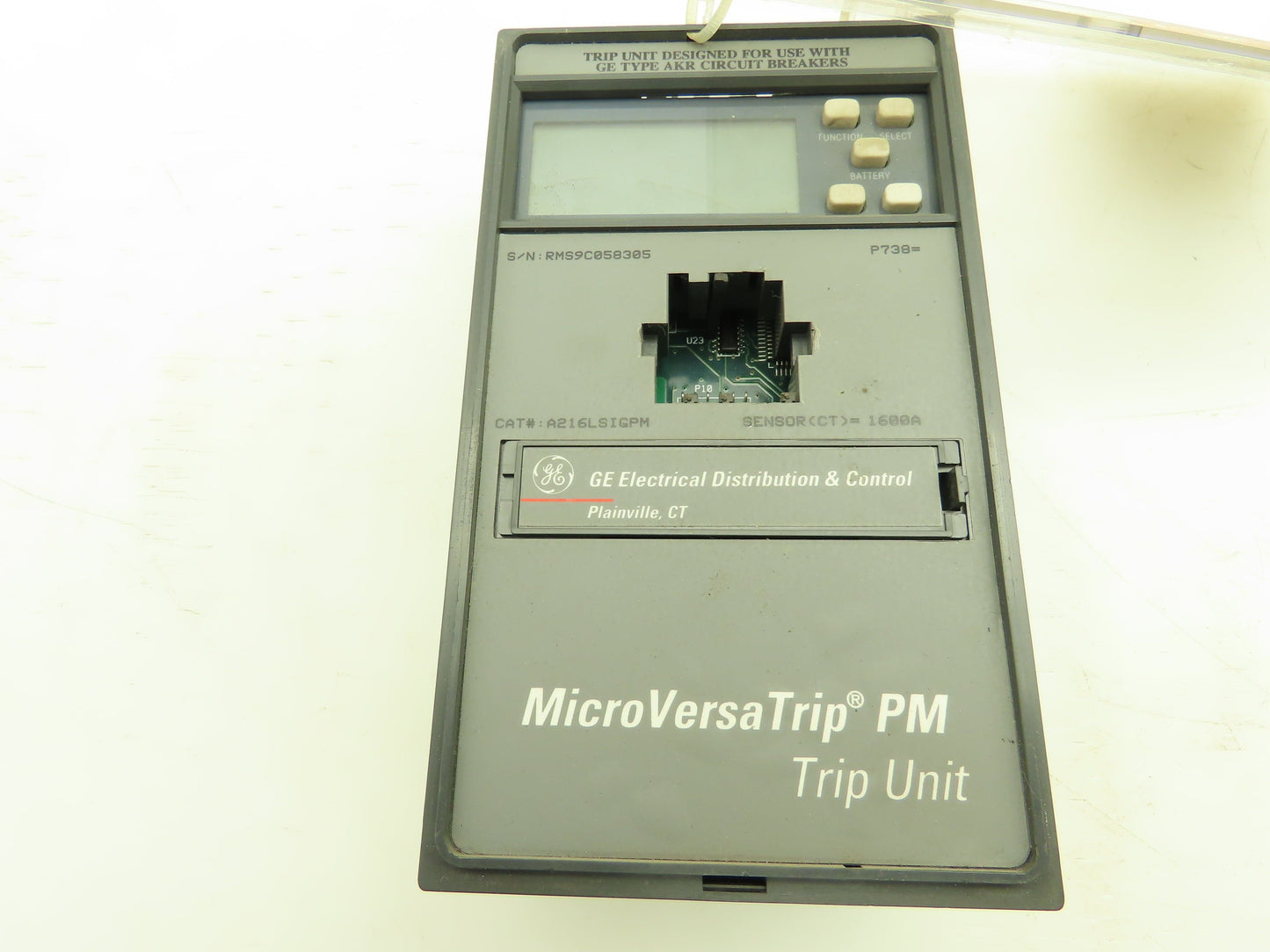 General Electric A216LSIGPM Micro Versa Trip PM Trip Unit Parts Only