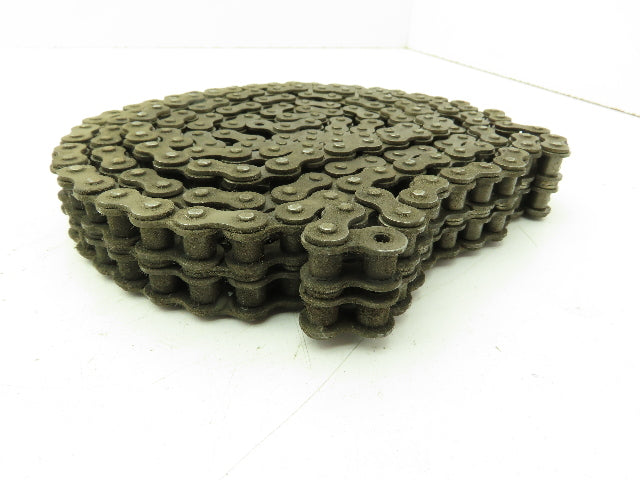 Diamond 40-2 Double Roller Chain Riveted 1/2" Pitch Carbon Steel 10'