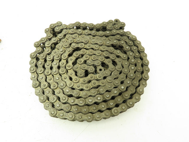 Diamond 40-2 Double Roller Chain Riveted 1/2" Pitch Carbon Steel 10'