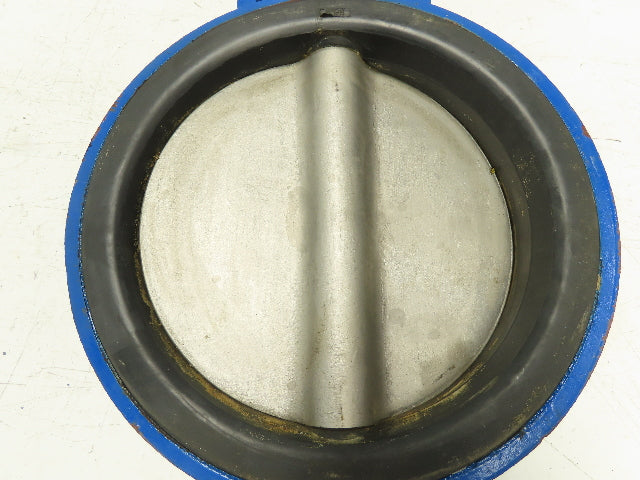 ABZ 396-979  10" Butterfly Valve Cast Iron Wafer 316SS Disc Manual Gear Operator