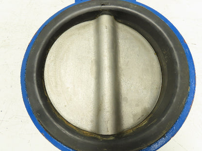 ABZ 396-979  10" Butterfly Valve Cast Iron Wafer 316SS Disc Manual Gear Operator