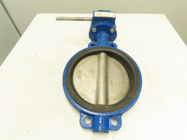 ABZ 396-979  10" Butterfly Valve Cast Iron Wafer 316SS Disc Manual Gear Operator