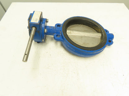 ABZ 396-979  10" Butterfly Valve Cast Iron Wafer 316SS Disc Manual Gear Operator