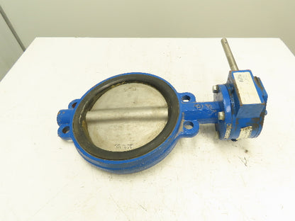 ABZ 396-979  10" Butterfly Valve Cast Iron Wafer 316SS Disc Manual Gear Operator