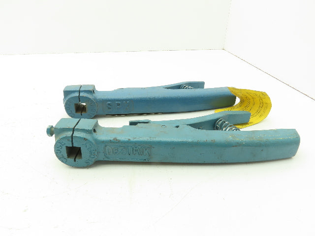 SPX DeZURIK 6" Cast Iron Butterfly Valve Control Lever Handle Only  Lot of 2