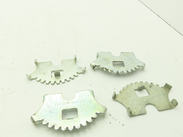 Keystone 2-4" Butterfly Valve 10-Pos Latch Lever Plate 276-020-400-012  Lot of 4