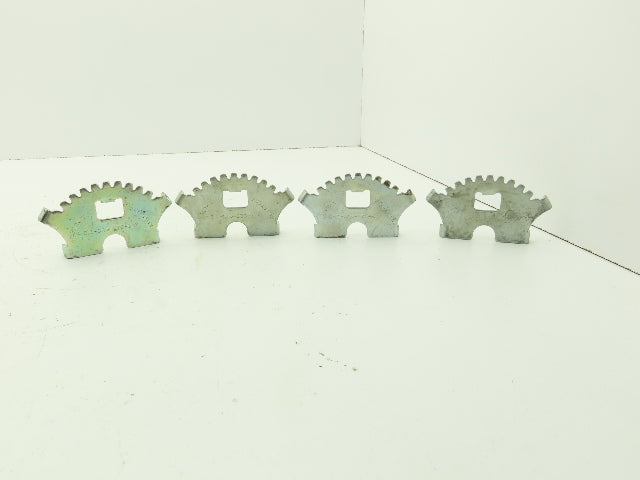 Keystone 2-4" Butterfly Valve 10-Pos Latch Lever Plate 276-020-400-012  Lot of 4
