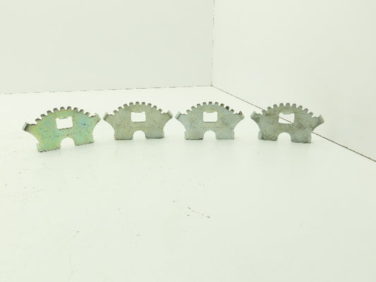 Keystone 2-4" Butterfly Valve 10-Pos Latch Lever Plate 276-020-400-012  Lot of 4