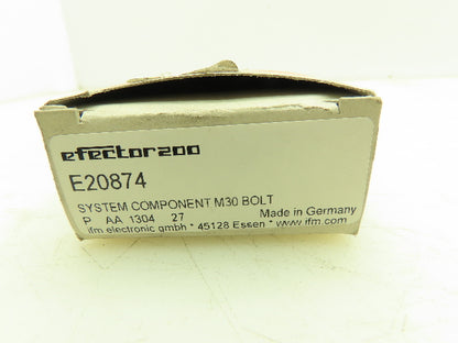 IFM Efector E20874 Inductive Proximity Switch 30mm Mounting Bracket