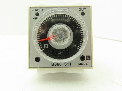 Eagle Signal B866-511 Time Delay Relay Multi-Function Dial Set Timer SPDT 5A