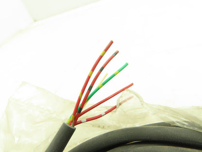 IFM Efector E18027 Female Cord Set 5 Pin 300V 4A 4 Meters Lot of 2