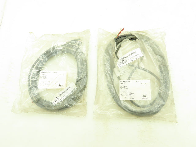 IFM Efector E18027 Female Cord Set 5 Pin 300V 4A 4 Meters Lot of 2