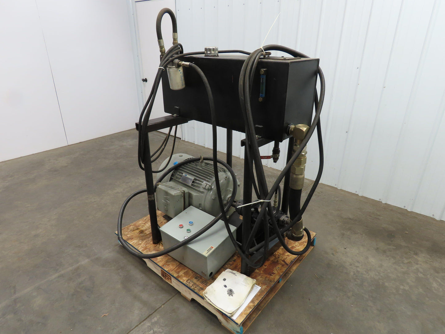 Sauer Danfoss Hydraulic Power Unit 575V 3Ph 50 Hp 45 GPM 2500 PSI 1185RPM