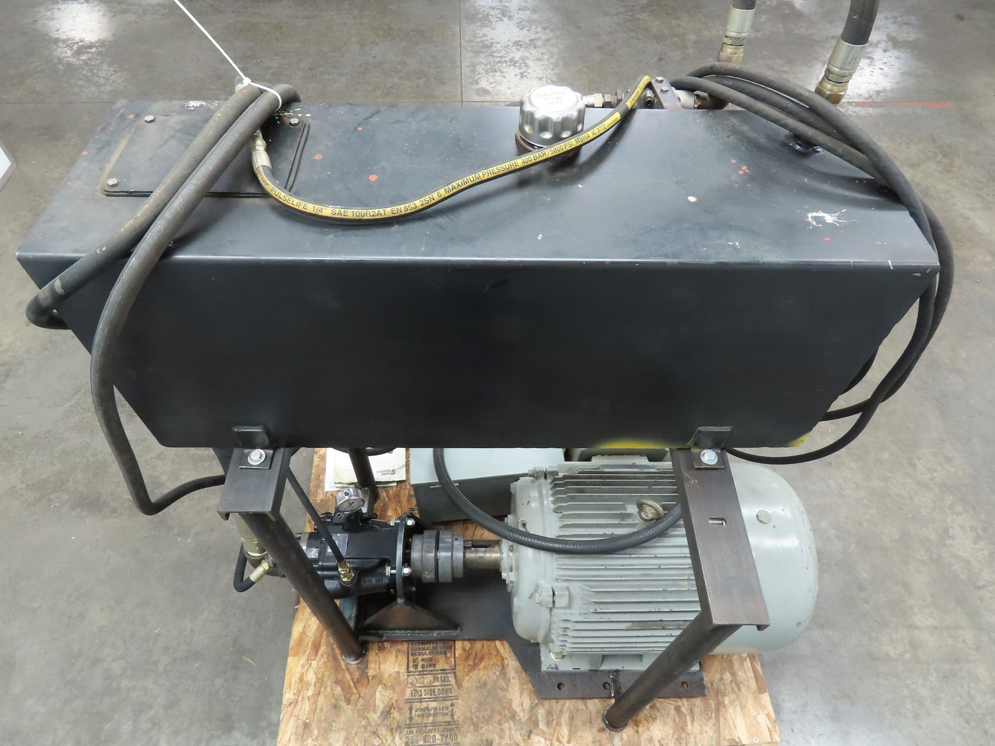 Sauer Danfoss Hydraulic Power Unit 575V 3Ph 50 Hp 45 GPM 2500 PSI 1185RPM