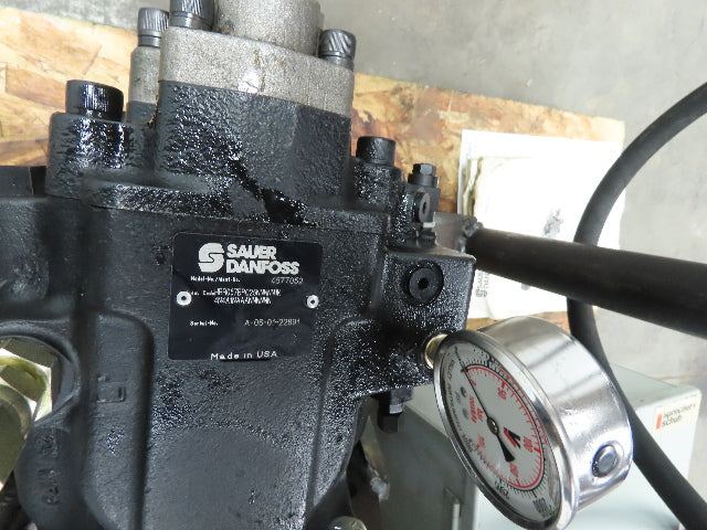 Sauer Danfoss Hydraulic Power Unit 575V 3Ph 50 Hp 45 GPM 2500 PSI 1185RPM