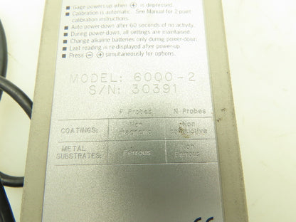 Positector 6000-2 Coating Thickness Gage Metal Style Probe