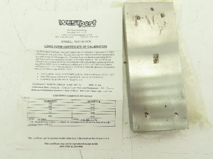 Westport Hardness Test Block 185 HBW 4.42MM