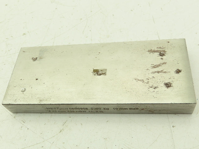 Westport Hardness Test Block 185 HBW 4.42MM