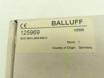 Balluff BOD 66M-LB04-S92-C Photoelectric Proximity Sensor 200-2000mm