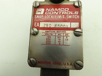 Namco Controls EA790 40001 Snap-Lock Cam Limit Switch 600V