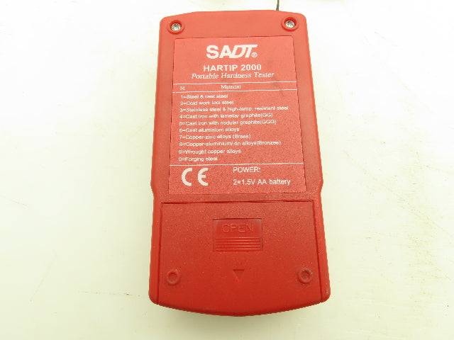 Sadt 2000 Hartip Portable Hardness Tester, Parts
