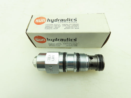 Sun Hydraulics CBEA LHV Counterbalance Cartridge Valve 3:1 Pilot 30GPM 4000 PSI