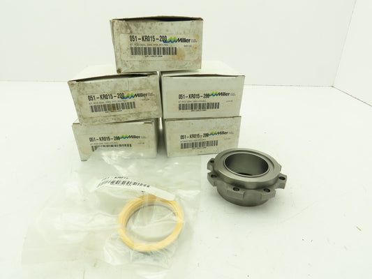 Miller 051-KRO15-200 Cylinder Piston Rod Seal And Bolted Bushing 2"Dia Lot Of 5