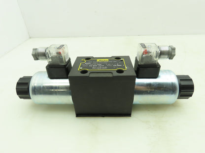 Parker D3DW1CNYPZ5 Hydraulic Directional Control Solenoid Valve 3-Pos 120V D05