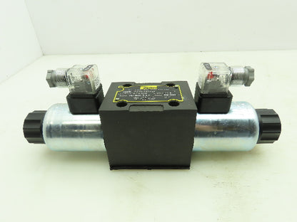 Parker D3DW1CNYPZ5 Hydraulic Directional Control Solenoid Valve 3-Pos 120V D05