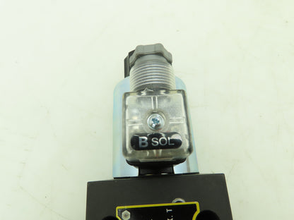 Parker D3DW1CNYPZ5 Hydraulic Directional Control Solenoid Valve 3-Pos 120V D05
