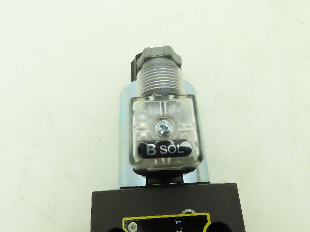 Parker D3DW1CNYPZ5 Hydraulic Directional Control Solenoid Valve 3-Pos 120V D05