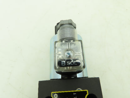 Parker D3DW1CNYPZ5 Hydraulic Directional Control Solenoid Valve 3-Pos 120V D05