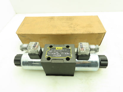 Parker D3DW1CNYPZ5 Hydraulic Directional Control Solenoid Valve 3-Pos 120V D05