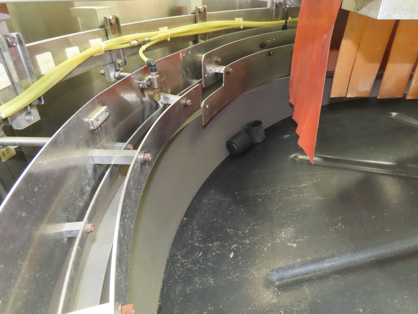 Fortville ROF Rotary Orienting Feeder 2-1/8x2" Spray Can Cap Sorter Stainless