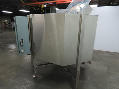 Fortville ROF Rotary Orienting Feeder 2-1/8x2" Spray Can Cap Sorter Stainless